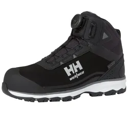 Sicherheitshochschuhe S3 "CHELSEA EVOLUTION 2.0 MID BOA WIDE" - 43 - schwarz