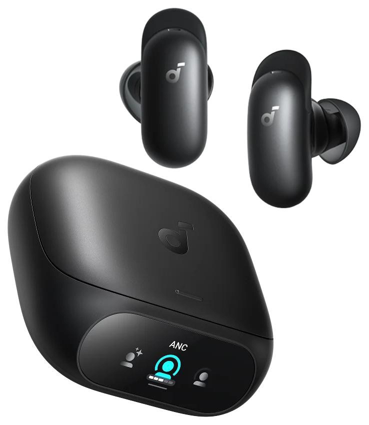 soundcore Liberty 5 Pro In-Ear Bluetooth-Kopfhörer Noise Cancelling Display; schwarz