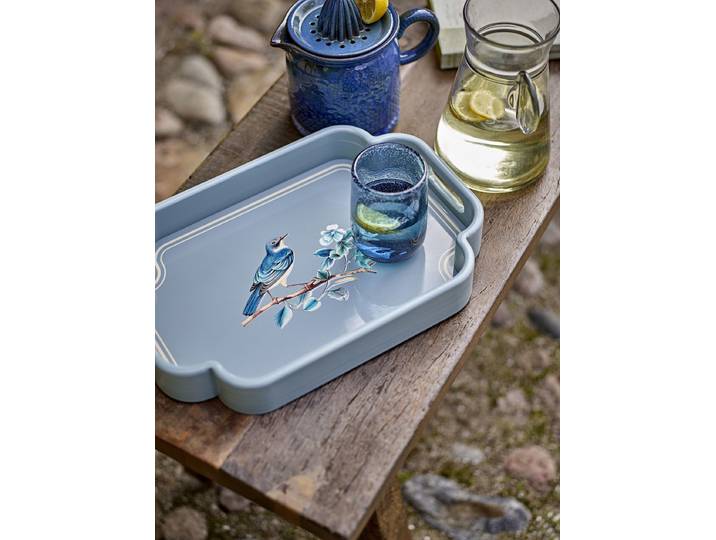 Tablett Meggie 24 x 5 x 35cm Blau