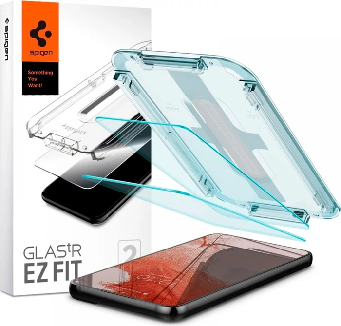 Spigen Glas. tR EZ Fit 2-er Set Samsung Galaxy S22 5G, 2 Stk