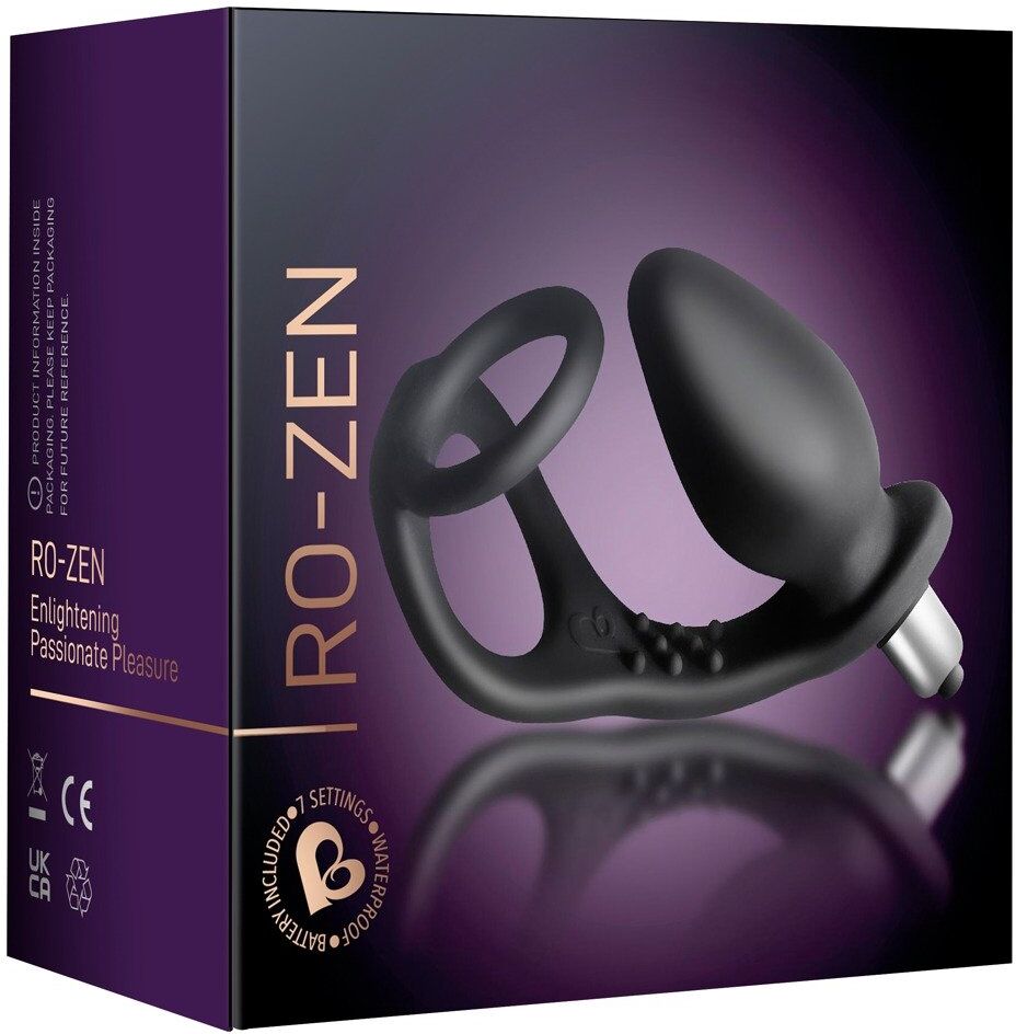 Rocks-Off Anneau pénien et vibro-plug RO-ZEN