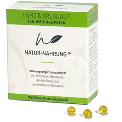 NATUR-NAHRUNG Herz & Kreislauf Weißd.+Mistel+Knobl 100 St