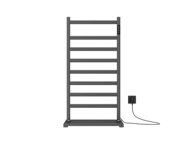 HANDTUCHHEIZKÖRPER elektrischer Tragbare Anthrazit 285 W 53/100/26 cm