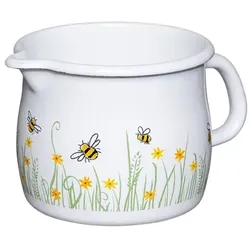 Riess Schnabeltopf Ø12cm 1L Biene Emaille