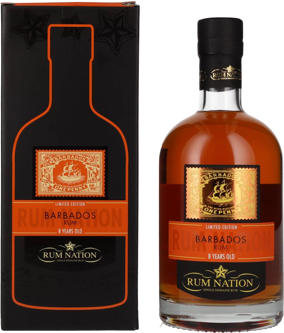 Rum Nation Barbados 8 Years Old Limited Edition 40% Vol. 0,7l in Geschenkbox