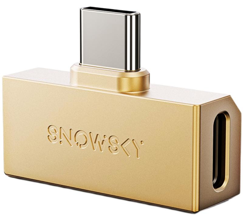 FiiO x SNOWSKY Tiny A Hoofdtelefoonversterker met DAC - Goud - USB-C + 3,5 mm aansluiting