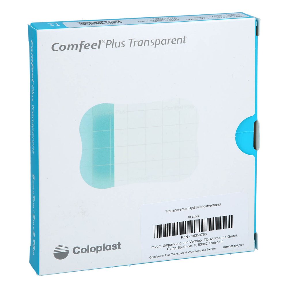 ToRa Pharma GmbH Comfeel Plus transparenter Wundverband 5x7 cm 16359766