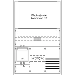 Striebel & John KS4218 Mess- und Wandlerschrank, Aufputz Schutzart IP31 Schutzart IP31 2CPX032637R9999