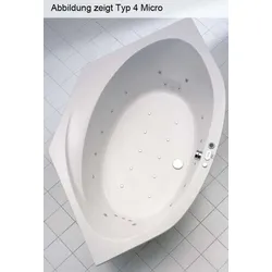 Ottofond Whirlpool Eckbadewanne Canary 150 x 150 - Baden