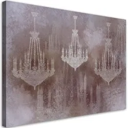 WANDBILD kronleuchter