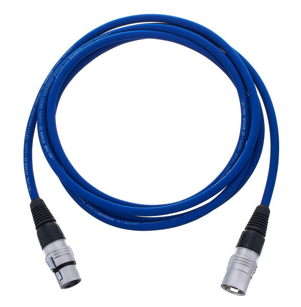 Sommer Cable Stage 22 SGHN BL 2,5m Blue