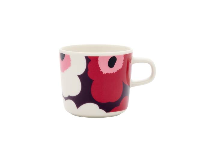 Marimekko - Tasse Unikko - Violet - Grès - Designer Maija Isola