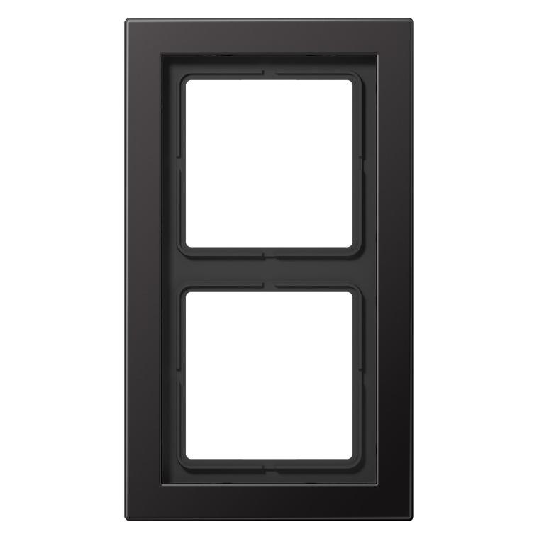 JUNG Einbaurahmen 2f alu LS / LS-DESIGN ALD2982D (ALD2982D)