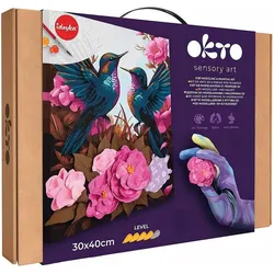 Okto 3D Modellier- und Malset Verliebte Kolibris