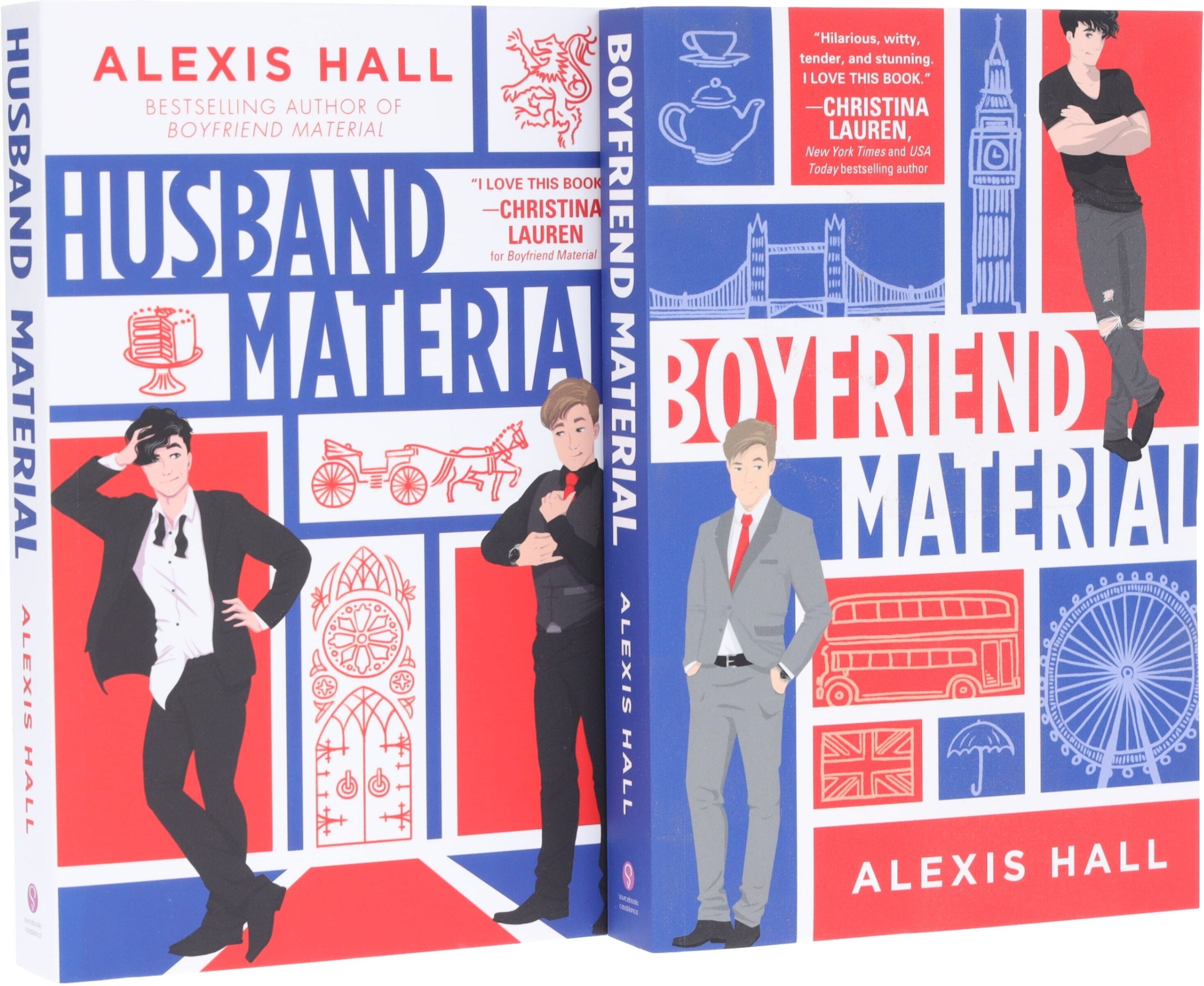Boyfriend Material Series By Alexis Hall 2 Books Collection Set - Fiction - Paperback Sourcebooks, Inc