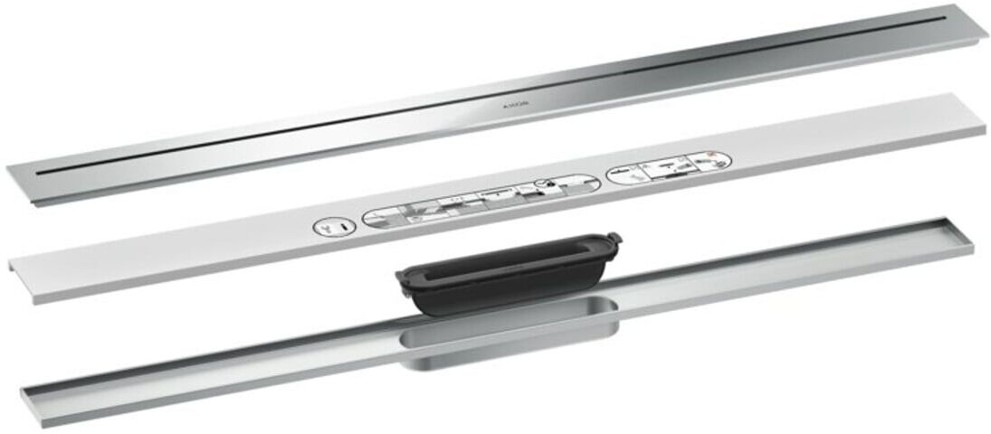Hansgrohe Duschrinne Drain 900mm, Fertigset, frei im Raum, chrom (42522000)