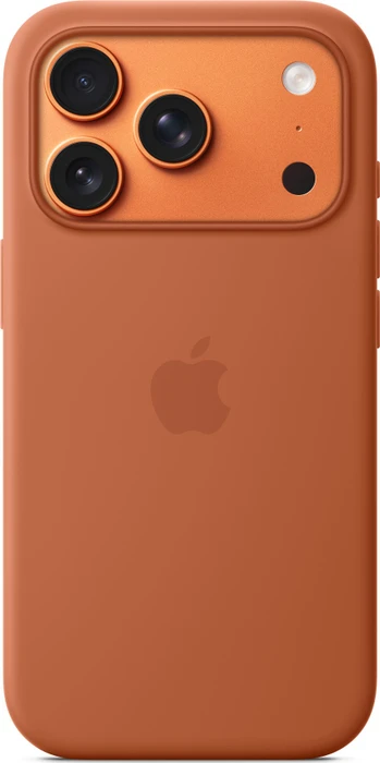 Apple Silikonhülle mit MagSafe für iPhone 17 Pro terracotta