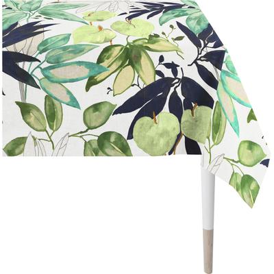 Tischdecke APELT "Letizia, LOFT STYLE, Sommerdeko, Sommer", grün, B:150cm L:250cm, Baumwolle, Tischdecken, Tischdecke, Digitaldruck