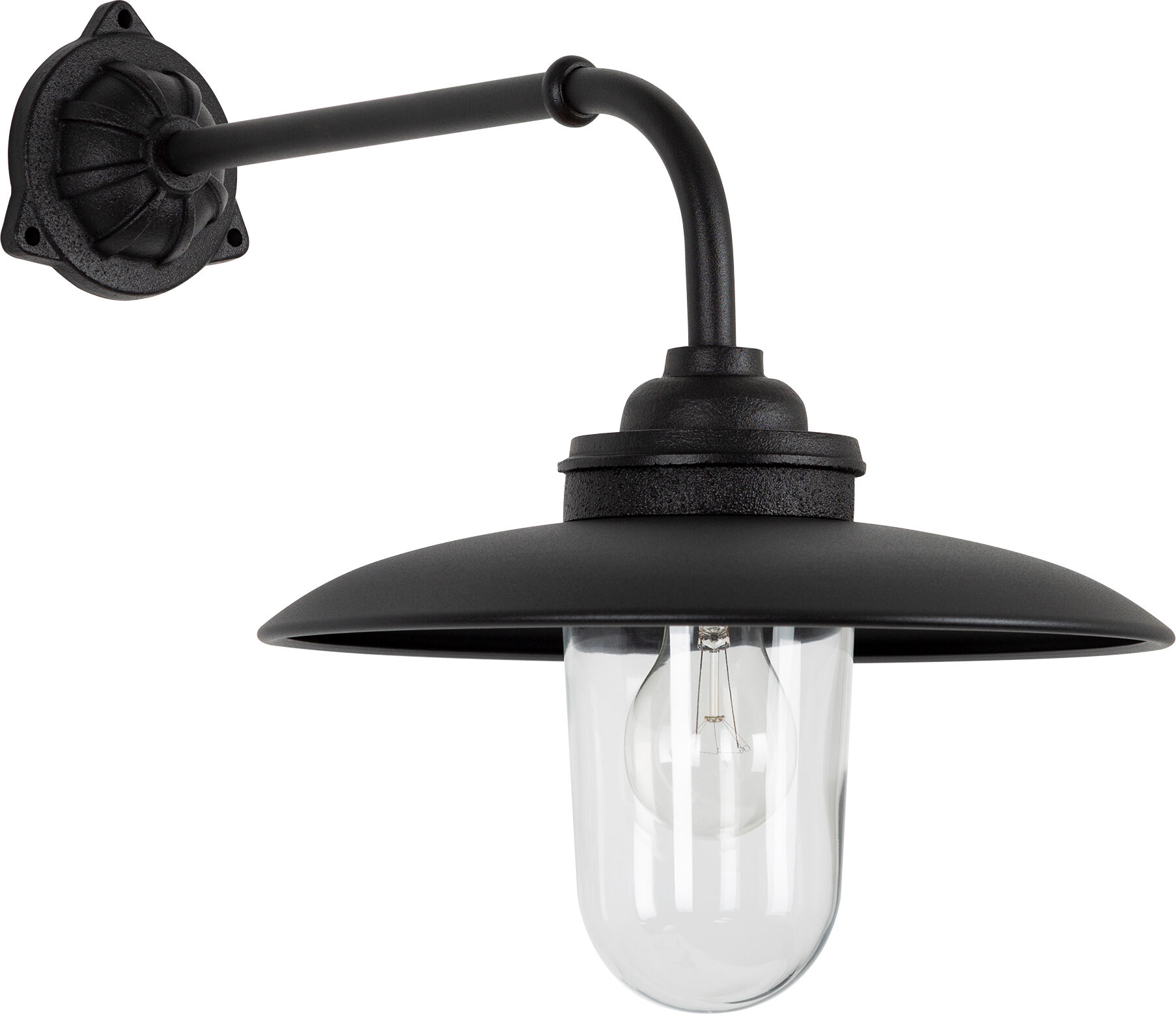 KS Verlichting Provence Stallamp Zwart