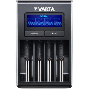 Varta Akku-Ladegerät LCD Dual Tech Charger 57676, universal, 4 Ladeschächte