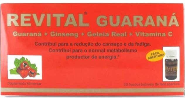 Revital Guaraná 20 viales
