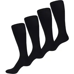 NUR DER Herren Kniestrümpfe Fit & Vital Knie 4er Pack