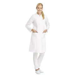 Damen-Berufsmantel "08/5791" Tailliert - XXL - Weiß