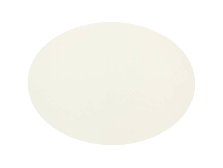 ZICZAC Tischset Togo weiss Kunstleder Oval B 47 cm