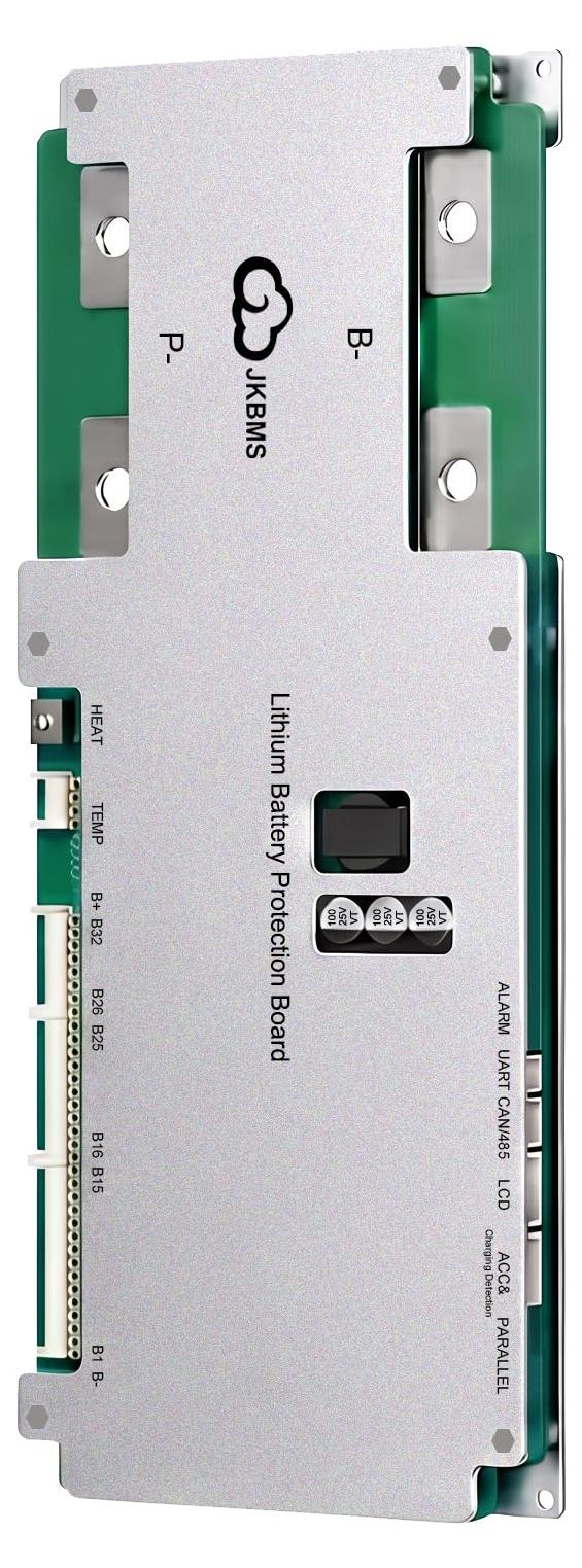 Smart BMS 100A 8S-32S LiFePO4, 0,6A Balancer, BT, CAN, RS485, Heizung