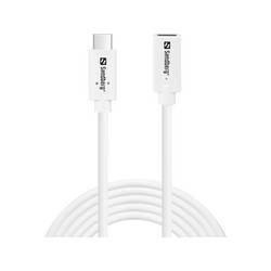 Sandberg USB-C® Kabel 200 m Weiß 136-55