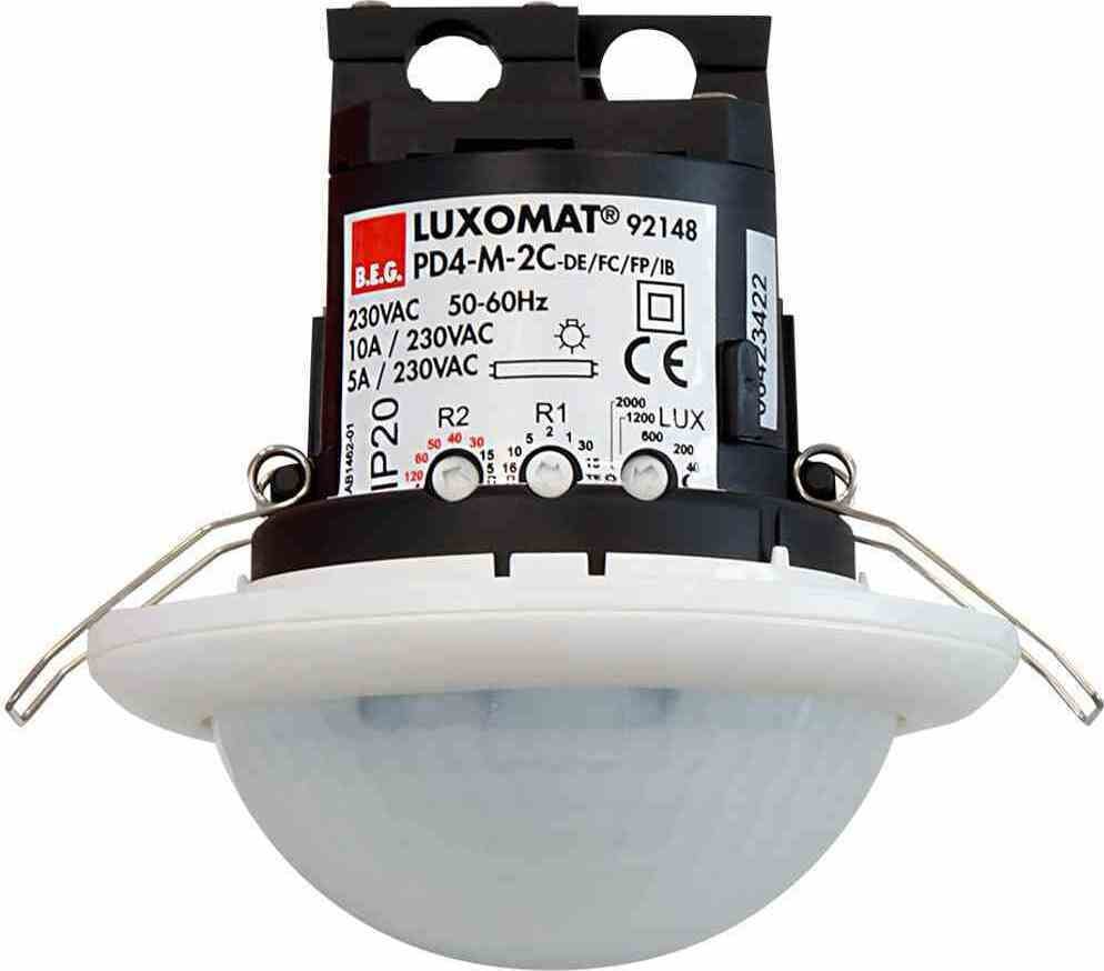BEG Luxomat UP bewegingsmelder 92148 PD4-M-DE, 360 graden, wit