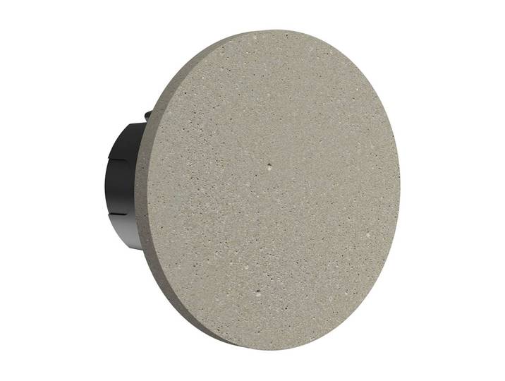 Flos Architectural FLOS Camouflage 140 LED-Wandeinbaulampe Beton, alu / grau / zink, Aluminium, Modern, Wandleuchte außen
