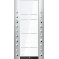 TCS Montageelement-Tür 20-fach Aufputz si Aluminium AEA530220-0010 280x138x26mm