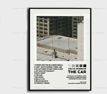 Inspire Essentials Arctic Monkeys Album Cover Poster Canvas Music Wall Art Decor 1 15.75 X 23.62 In