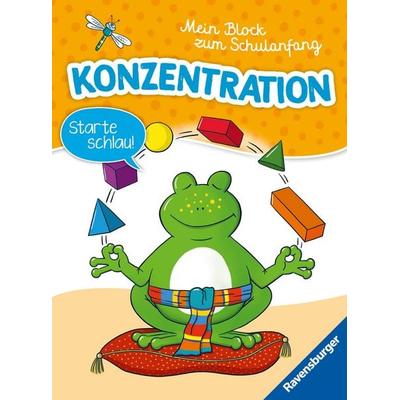 Mein Block zum Schulanfang: Konzentration, Taschenbuch von Kirstin Jebautzke, Ravensburger Verlag GmbH, 978-3-473-48901-5