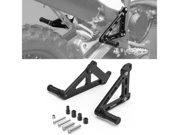 Repose-pieds passager 2024-2025 pour KTM EXC 300 EXC 250 EXCF 350 XCW 300 XCF-W 450 XCF 350 SXF 250 SXF 450 SX 125