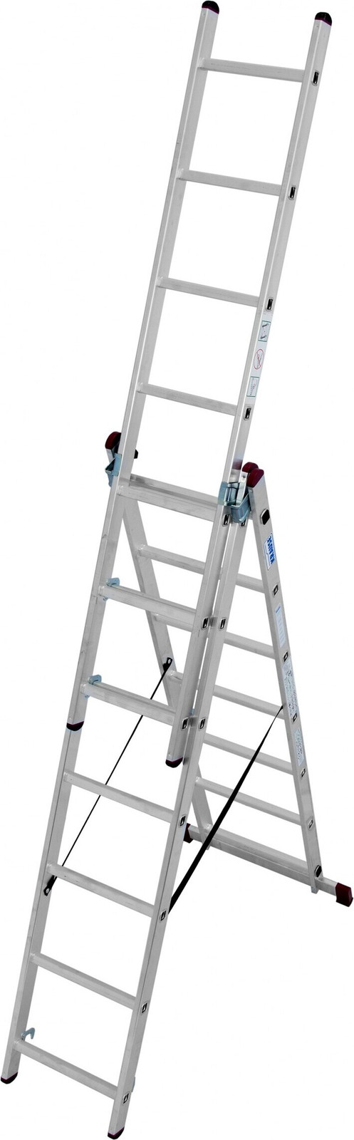 Krause Corda multifunctionele ladder met trappfunctie, 3x7 treden