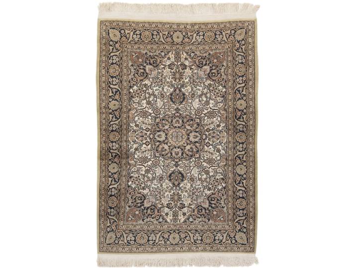 Kaschmir Seide Teppich 123x184 Handgeknüpft Orientteppich Seide
