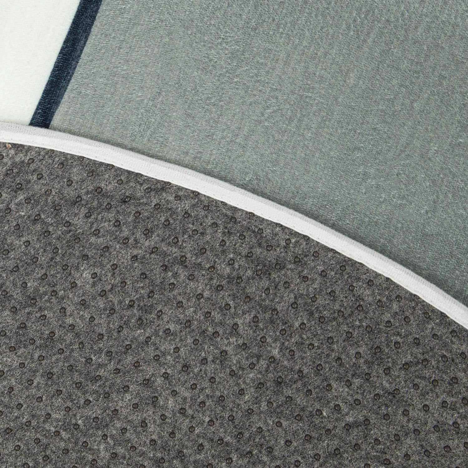 Kinderteppich PACO HOME "Chicos 553", grau, H:2mm Ø:120cm, Polyester, Teppiche, Kinderteppich, Flachgewebe, Motiv Berge & Sterne, Kinderzimmer grau Ø 120cm 1 Stk., 2mm, Ø 120cm