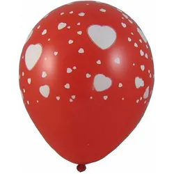 100x Luftballons 'Weiße Herzen' Ø 300 mm Größe 'L'