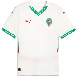 PUMA FRMF Marokko Auswärtstrikot 2025 Herren 02 - PUMA white/fast green/PUMA red L