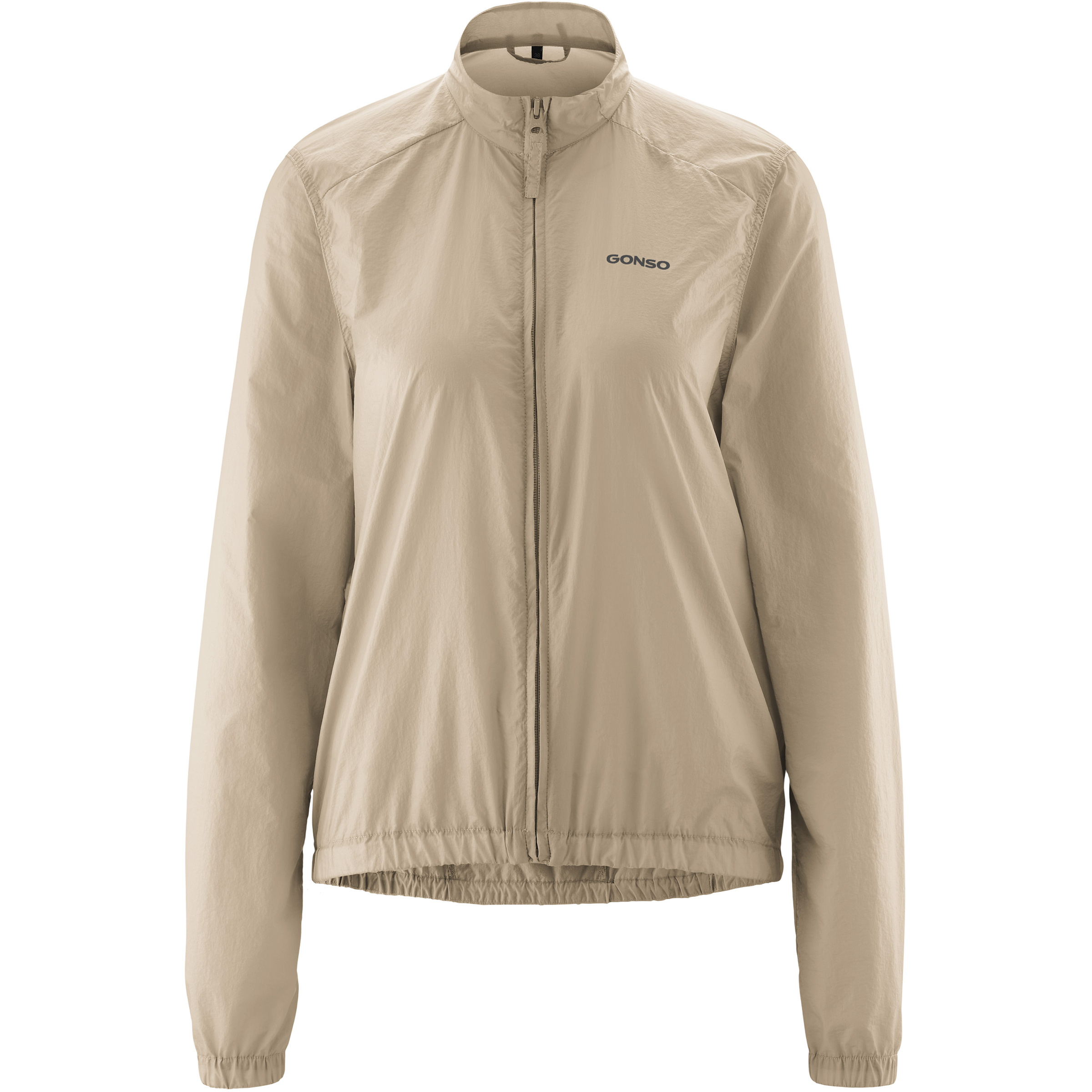 Gonso Adventure Wind Damen Fahrradjacke beige Größe 3XL Mountainbike | Gravel Winddicht Wasserabweisend