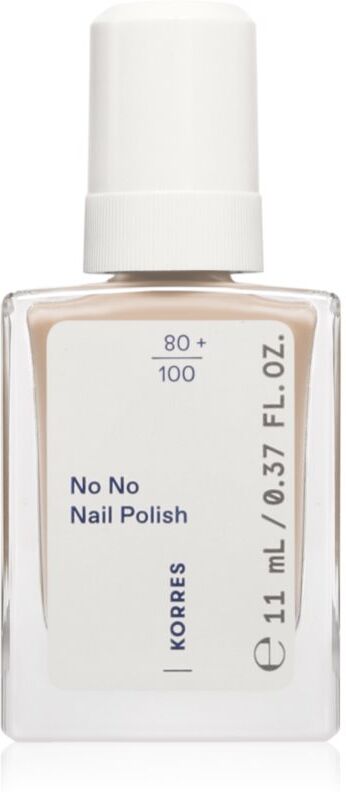 Korres No No Nail Polish nourishing nail varnish shade 34 Sand 11 ml
