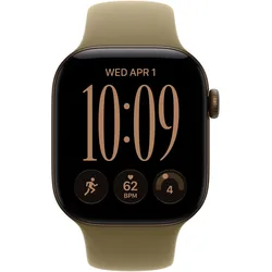 Apple Sport Band (42 mm, Gummi), Uhrenarmband, Grün