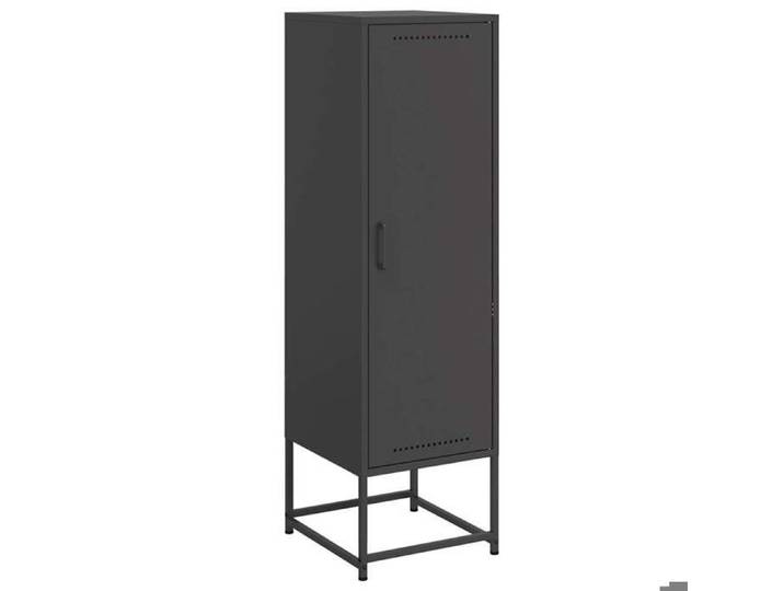 Buffet haut - UU - Meuble sur pied - noir - 36x39x123 cm - acier C801