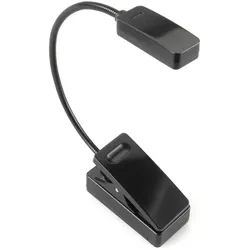 E-Booklight Schwarz | LED Leselampe mit Clip für Bücher und E-Reader