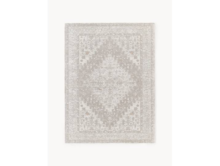 Handgeweven chenille vloerkleed Neapel