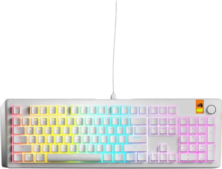 Glorious Gaming GMMK 3 HE Mechanisch Gaming Toetsenbord met RGB LED-verlichting, QWERTY, Wit