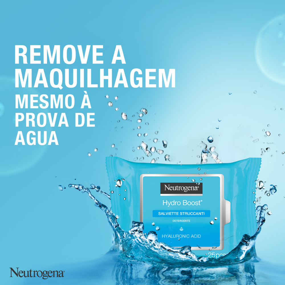 Neutrogena Hydro Boost Cleansing Face Wipes 2x25&nbsp;un.
