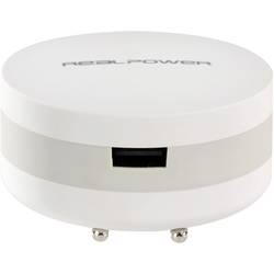 RealPower PBC-1800 Powerbank 1800 mAh Li-Ion Weiß 145536